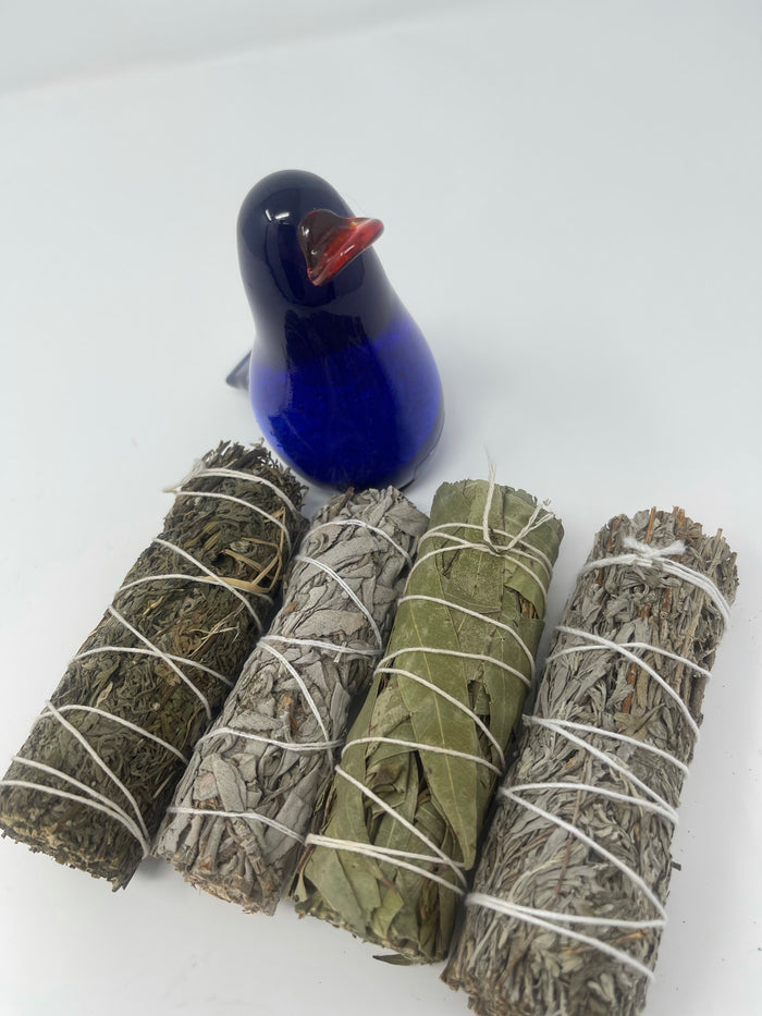 Sage Variety Pack #4 (Mugwort, White Sage, Eucalyptus, Blue Sage)