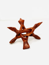 Wooden Tripod Stand for Shell Bowls