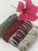 Sage Variety Pack #3 (Rosemary/Lavender, Dragon Blood, Rose and White Sage)