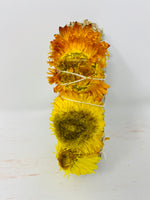 Sunflower with White Sage